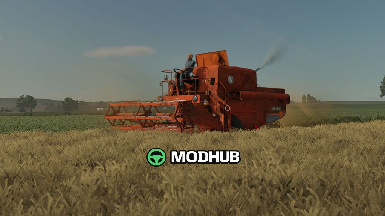 Комбайн Bizon Z056 (rusty) V1.0 для FS25