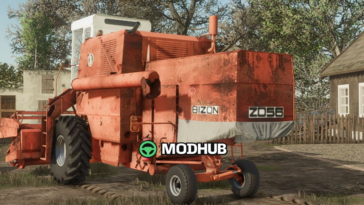 Комбайн Bizon Z056 (rusty) V1.0 для FS25