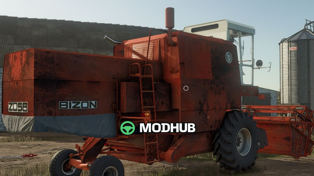 Комбайн Bizon Z056 (rusty) V1.0 для FS25