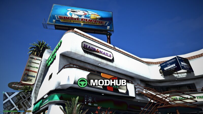 Vinewood Plaza to Hollywood Plaza (Update) for GTA 5