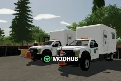 Фургон T.O.C F550 311TR/MTQ box truck edit v1.0 для FS25
