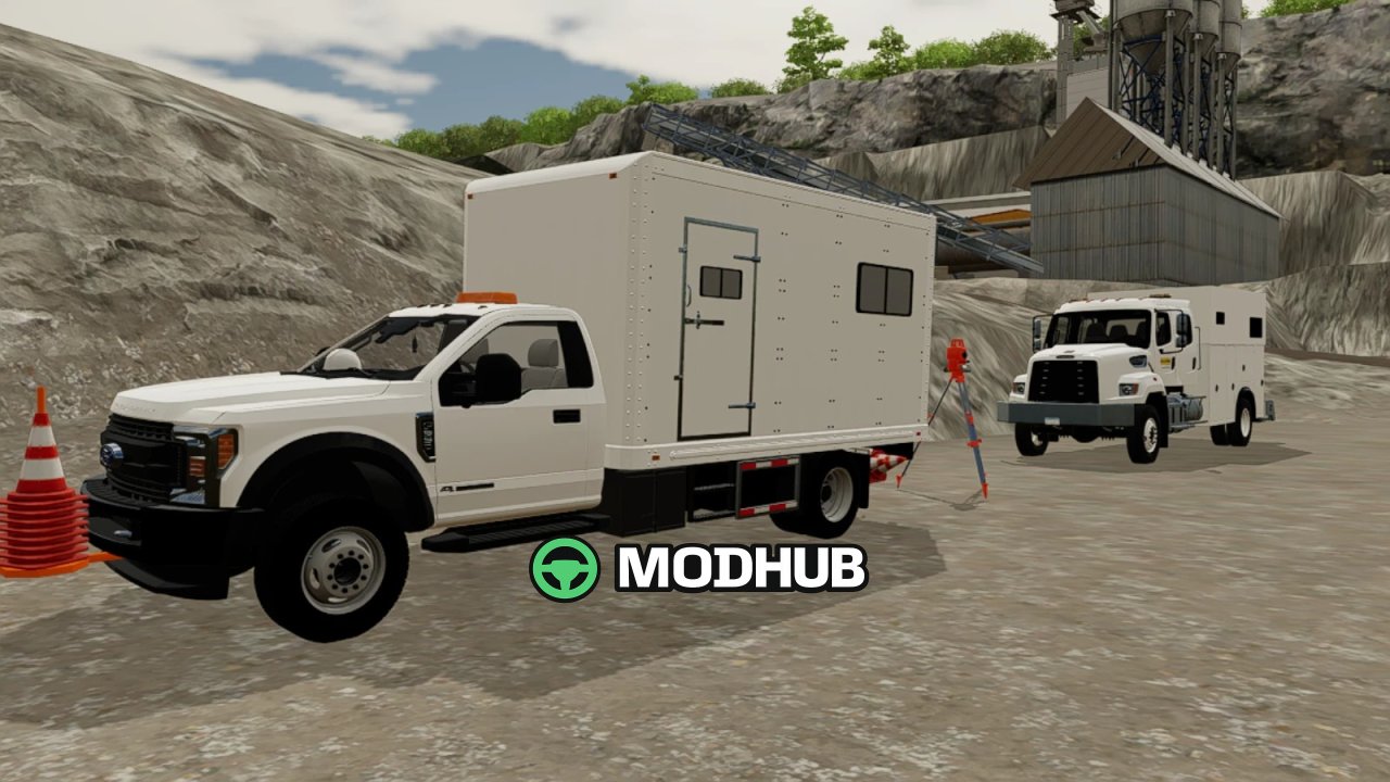 Фургон T.O.C F550 311TR/MTQ box truck edit v1.0 для FS25