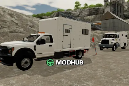 Фургон T.O.C F550 311TR/MTQ box truck edit v1.0 для FS25 — 2