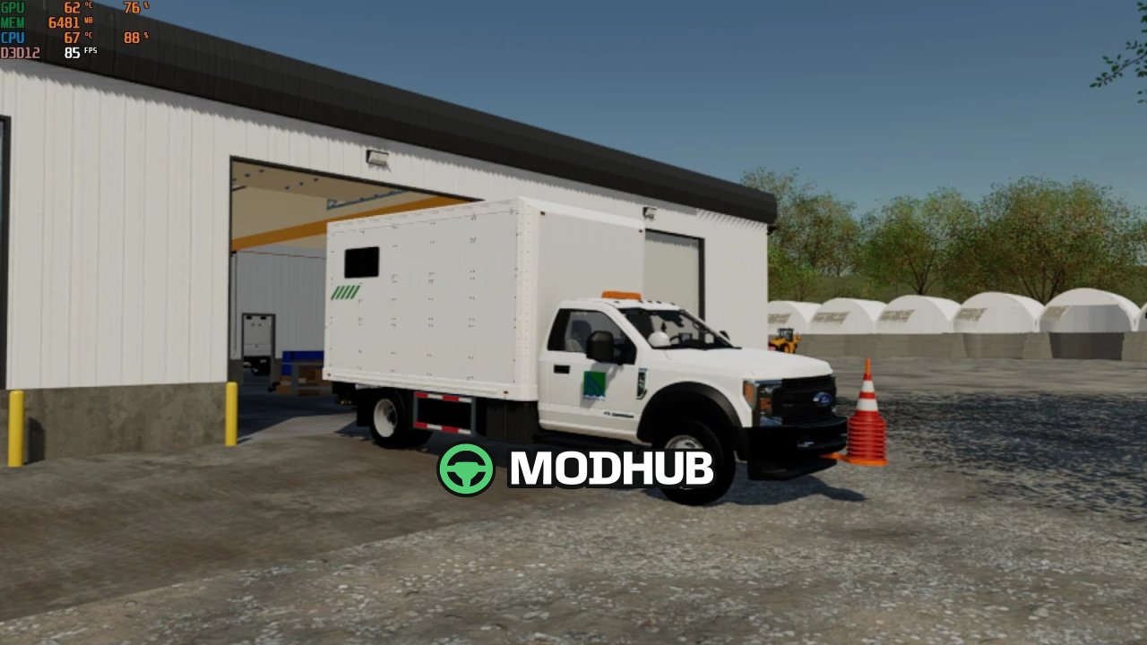 Фургон T.O.C F550 311TR/MTQ box truck edit v1.0 для FS25