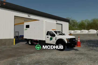 Фургон T.O.C F550 311TR/MTQ box truck edit v1.0 для FS25 — 3