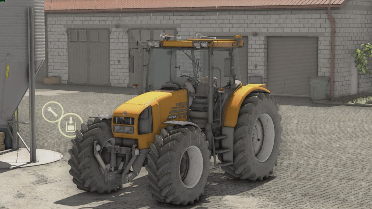 Legendarny Traktor Renault Ares 600 — Szybki i Elastyczny do Codziennej Pracy w FS25