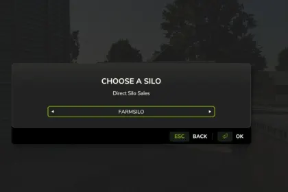 Продаж зерносховища Direct Silo Sell для Farming Simulator 25