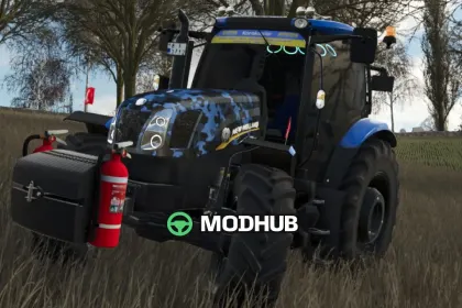 Трактор New Holland TR6 Series Edit v1.0 для FS25
