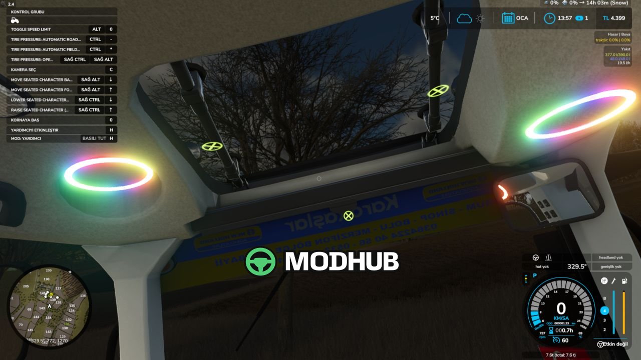 Трактор New Holland TR6 Series Edit v1.0 для FS25
