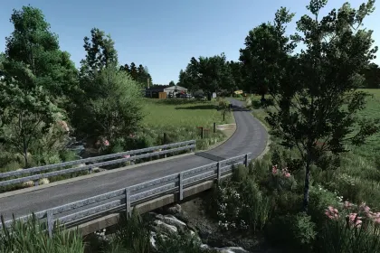Карта Bergisch Land FS 25 для Farming Simulator 25