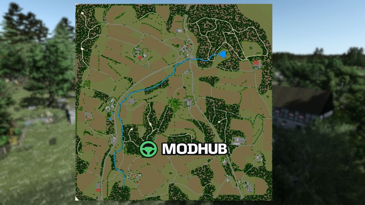 Мапа Bergisch Land FS 25 V1.0