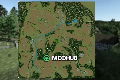 Мапа Bergisch Land FS 25 V1.0 — 2