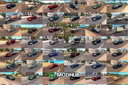 Paczka AI Traffic by Jazzycat v16.6.9 do ATS