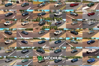 Пак AI Traffic by Jazzycat v16.6.9 для ATS
