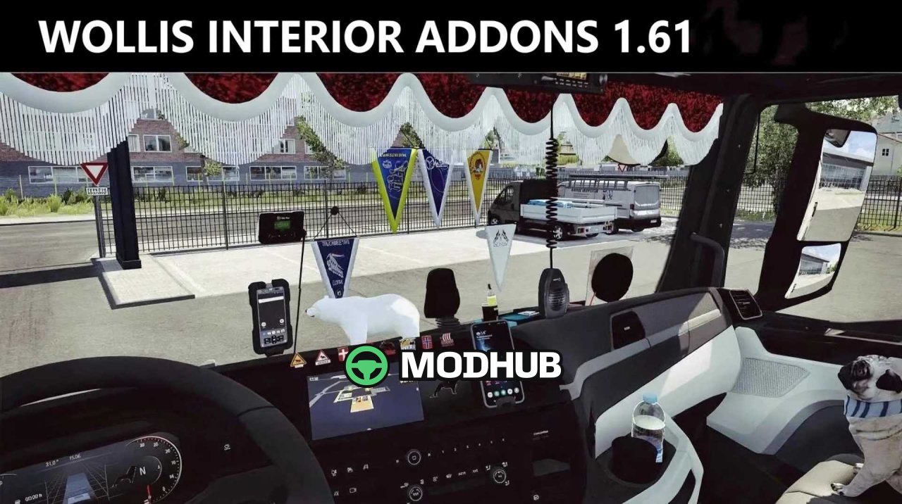 Wollis Interior Addons v1.61 für ETS2