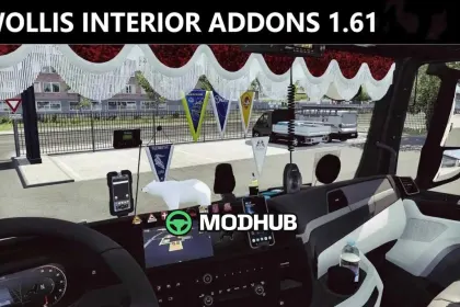 Wollis Interior Addons v1.61 für ETS2 — 2