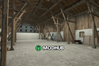 Сарай Bavarian Barn v1.0 для FS25 — 2