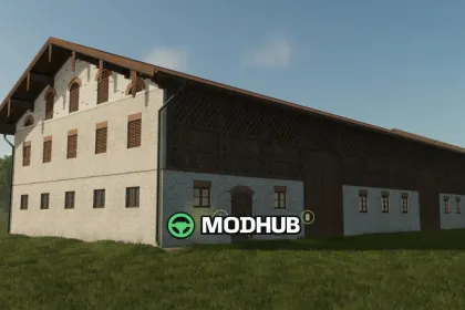 Сарай Bavarian Barn v1.0 для FS25 — 3