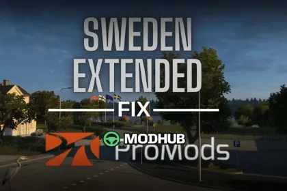 Map Sweden Extended Promods FIX v1.0 1.61 for ETS2