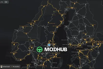 Карта Sweden Extended (Vänern Project) v4.0 1.61 для ETS2 — 4
