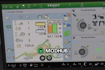 Екран isoBUS Krone Ultima (Prefab) V1.0.0.4 для FS25