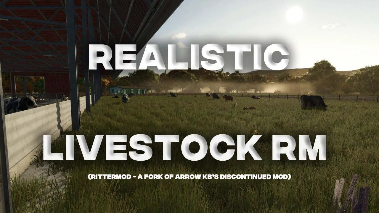 Реалістичний Мод Realistic Livestock RM для Farming Simulator 25 — Генетика, Міграція Сейвів і Нові Бики