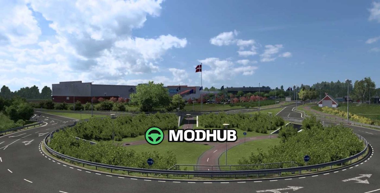 Danmark Refined v2.4 1.61 mod for ETS2