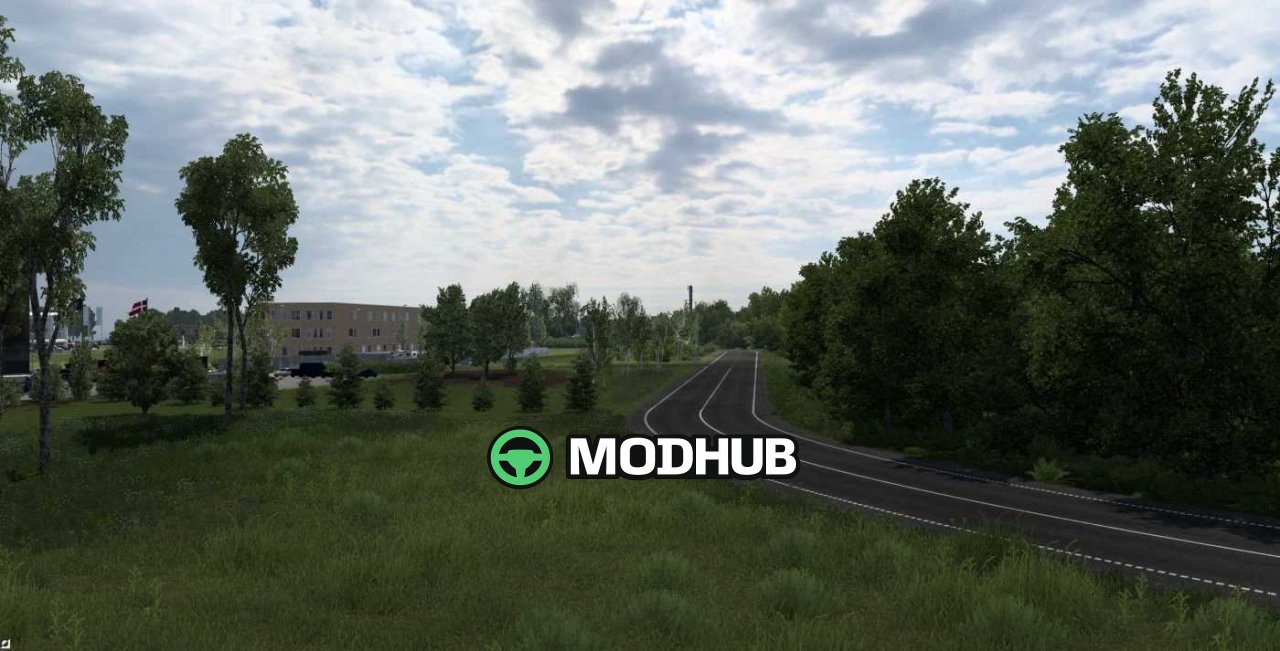 Danmark Refined v2.4 1.61 mod for ETS2