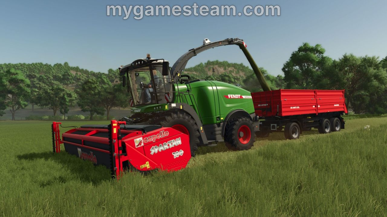 Навісний подрібнювальний/збиральний жатка Capello Spartan 700 для Farming Simulator 25