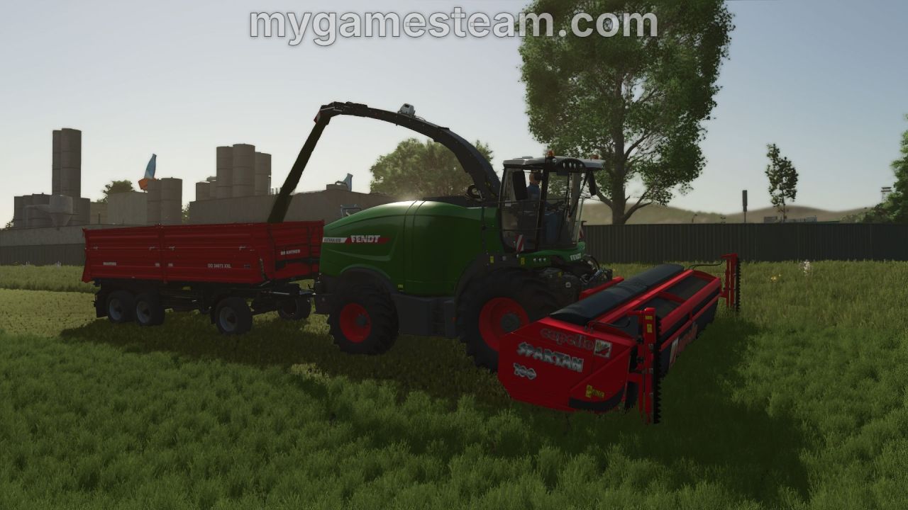 Навісний подрібнювальний/збиральний жатка Capello Spartan 700 для Farming Simulator 25