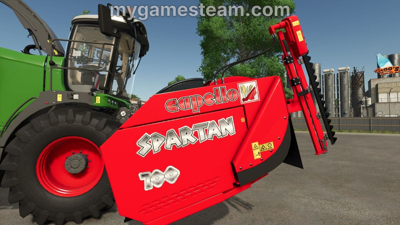 Навісний подрібнювальний/збиральний жатка Capello Spartan 700 для Farming Simulator 25
