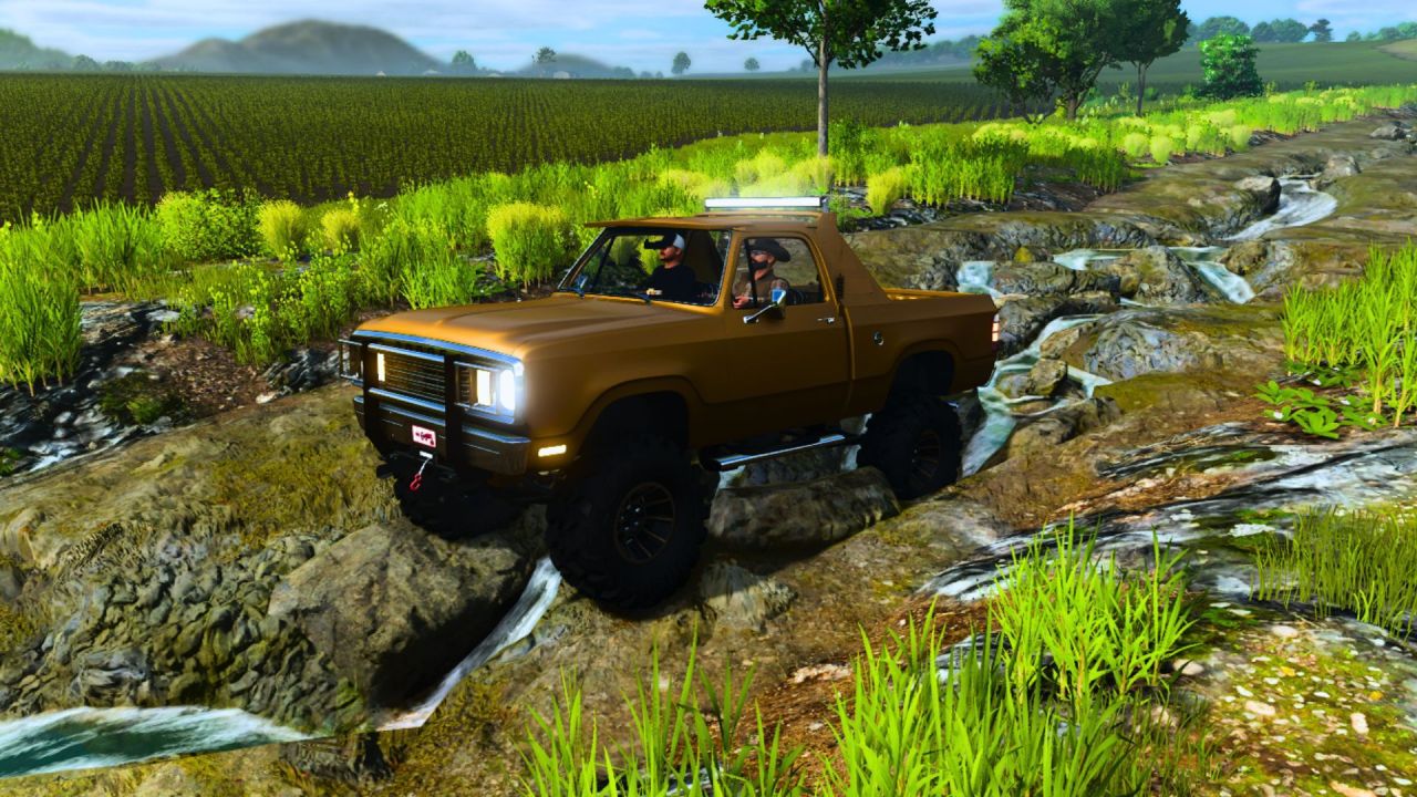 Legendarny Pickup 1977 Dodge Power Wagon — Potężny V8 i 4x4 dla FS25