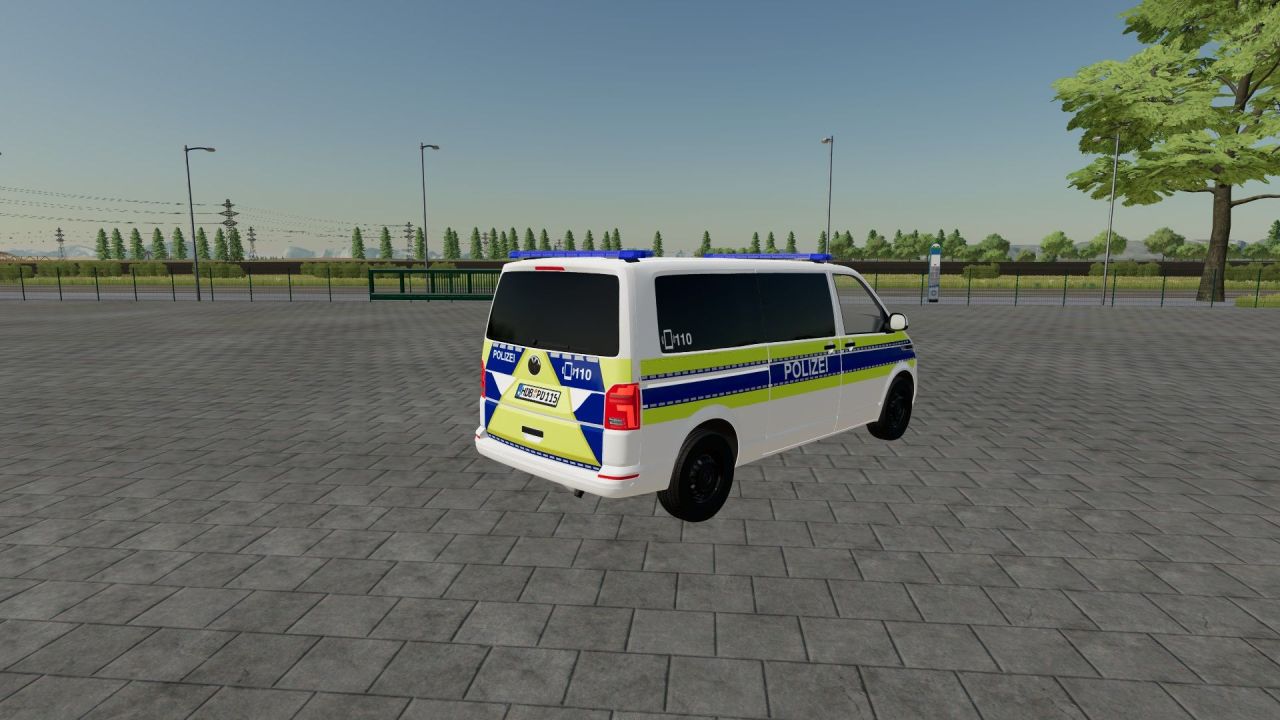 Volkswagen T6.1 Lower Saxony Police для Farming Simulator 22