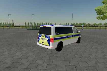 Volkswagen T6.1 Lower Saxony Police для Farming Simulator 22 — 2