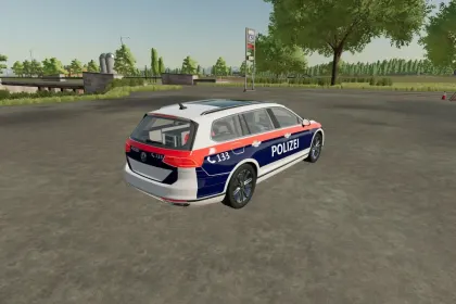 Текстура Volkswagen Passat B8 2015 австрійська поліція для Farming Simulator 22 — 2