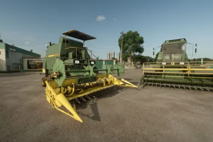 Комбайн John Deere 955 Rusty для Farming Simulator 25