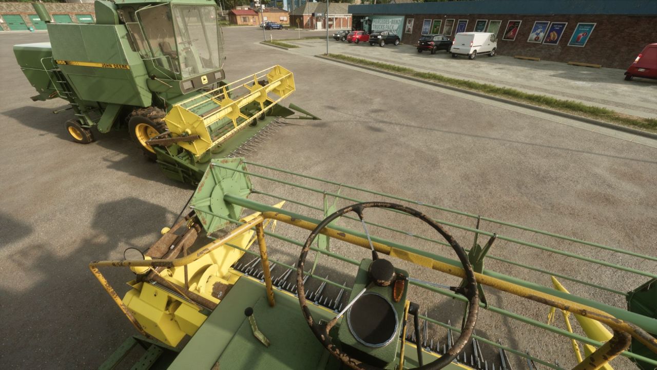 Комбайн John Deere 955 Rusty для Farming Simulator 25
