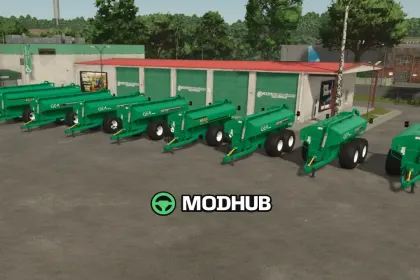 Розкидач гною GEA Houle Manure Spreader Pack V1.0 для FS25