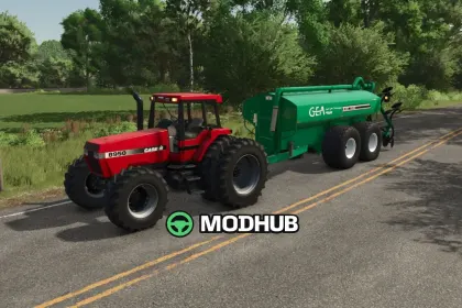 Розкидач гною GEA Houle Manure Spreader Pack V1.0 для FS25 — 2
