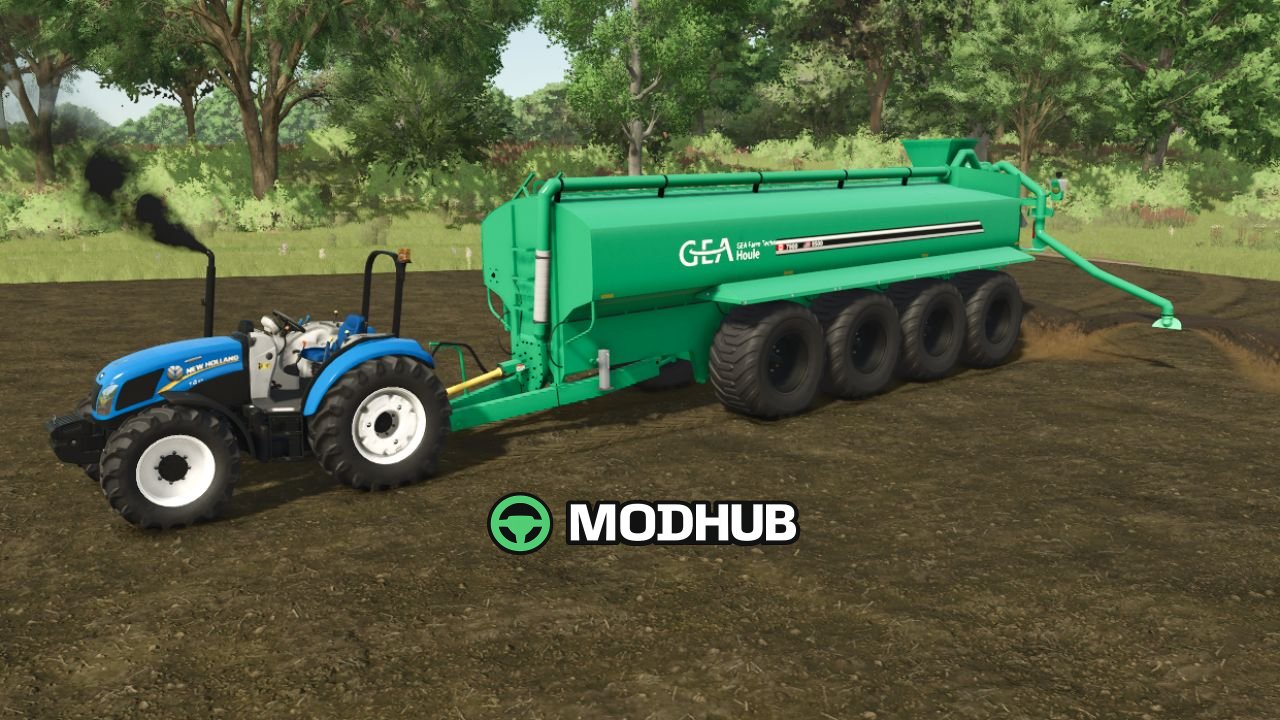 Розкидач гною GEA Houle Manure Spreader Pack V1.0 для FS25