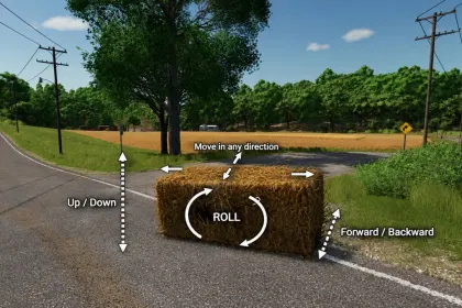 Телекинез — точна ручна робота для Farming Simulator 25