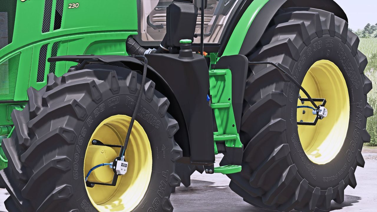 Powerful Tractor John Deere 6R XLarge with Agribumper and Smart Options for FS25