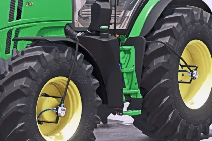 Powerful Tractor John Deere 6R XLarge with Agribumper and Smart Options for FS25 — 5