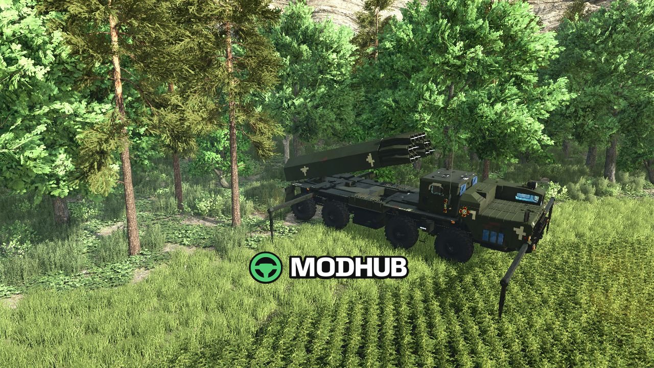 РСЗВ MLRS Vilkha BM V1.0 для FS25