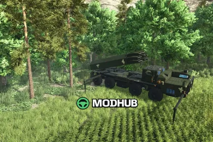 РСЗВ MLRS Vilkha BM V1.0 для FS25 — 2