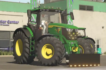 Трактор John Deere 6R Edit для Farming Simulator 25
