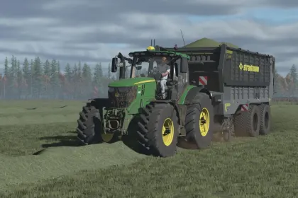 Трактор John Deere 6230-6250R 2019 для Farming Simulator 25