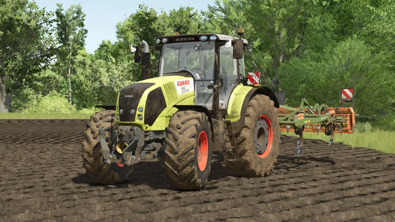 Потужний Трактор CLAAS Axion 800 — Швидкий та Економний для Farming Simulator 25