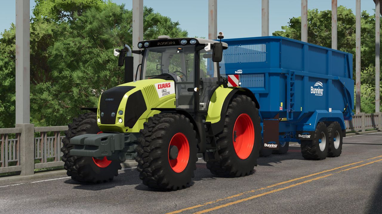 Powerful Tractor CLAAS Axion 800 — Fast and Economical for Farming Simulator 25 - Screenshots