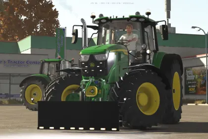 Трактор John Deere 6M Medium Series Edit для Farming Simulator 25
